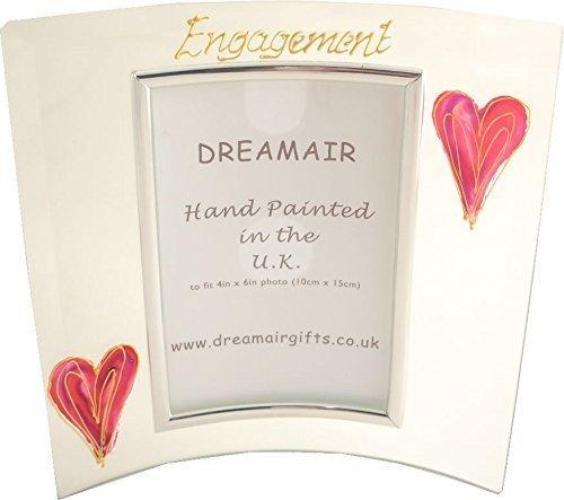 Engagement Photo Frame Port (Pink/Gold)