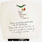 Retirement Gift Signed and Sealed Square Plate