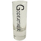 Godfather Gift Tall Shot Glass: (Blk/Sil)