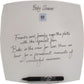 Baby Shower Gift Signing Plate: Blue (Sq)