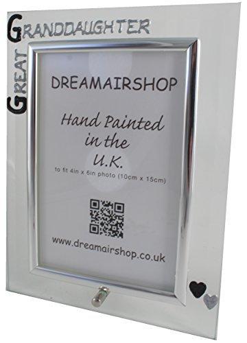 Great Granddaughter Photo Frame Portrait (Blk/Sil)