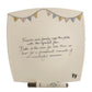 Baby Shower Gift Signature Plate: Square (Bunting)