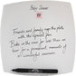 Baby Shower Gift Signing Plate: Pink (sq)