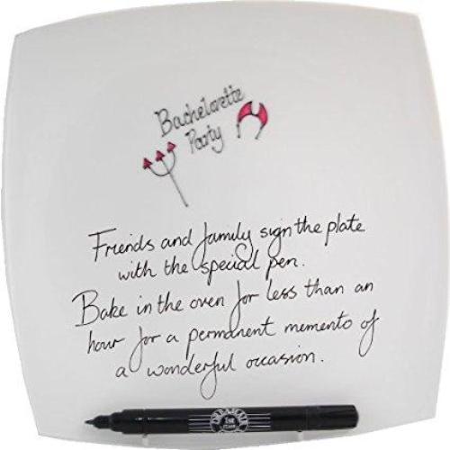 Bachelorette Party Square Plate
