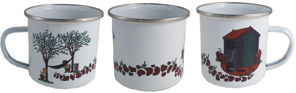 Personalised Gardening Gift Enamel Mug