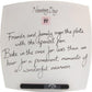 Naming Day Baby Signature Plate: Pink(sq)