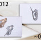 Fashion CZ Waterdrop Leave Numbers Geometric 925 Sterling Silver Pendant Clip