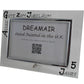 5 Jahre Alles Gute Zum Jubilí_um Fotorahmen Landschaft - 5th Wedding Anniversary Land Frame (Blk/Sil)