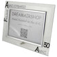 Cornice Foto 50ŒÁ Anniversario - 50th Anniversary Photo Frame Land (Blk/Sil)