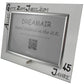 45 Jahre Alles Gute Zum Jubilí_um Fotorahmen Landschaft - 45th Wedding Anniversary Land Frame (Blk/Sil)