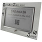 40 Jahre Alles Gute Zum Jubilí_um Fotorahmen Landschaft - 40th Wedding Anniversary Land Frame (Blk/Sil)