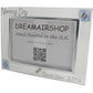 Personalised Naming Day Photo Frame Land (Blue Feet)