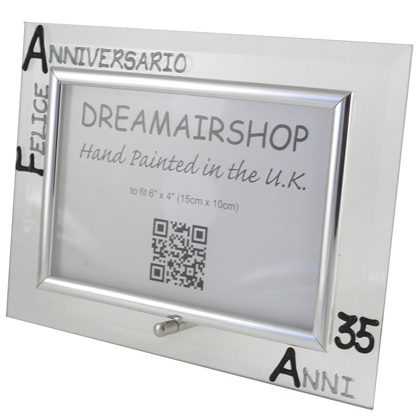 Cornice Foto 35ŒÁ Anniversario - 35th Anniversary Photo Frame Land (Blk/Sil)