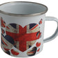 Union Jack Flag Gift Enamel Mug