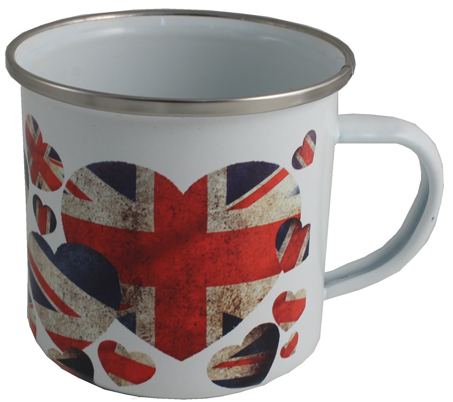 Union Jack Flag Gift Enamel Mug
