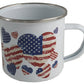 American Flag Gift Enamel Mug