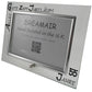 55 Jahre Alles Gute Zum Jubilí_um Fotorahmen Landschaft - 55th Wedding Anniversary Land Frame (Blk/Sil)