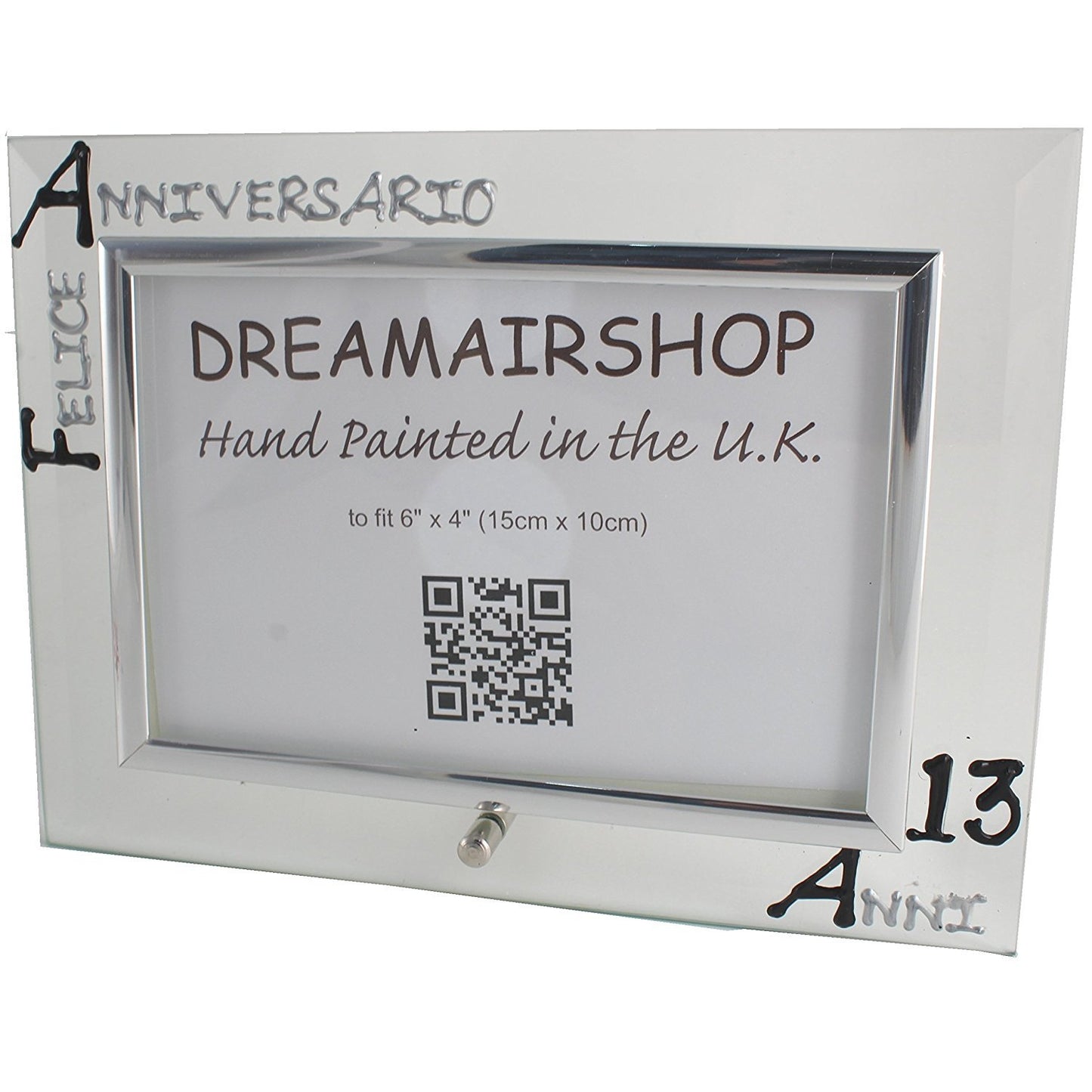 Cornice Foto 13ŒÁ Anniversario - 13th Anniversary Photo Frame Land (Blk/Sil)