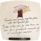 70th Birthday Gift Square Plate Box