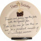 21st Birthday Gift Square Plate Box