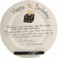 70th Birthday Gift Square Plate Box