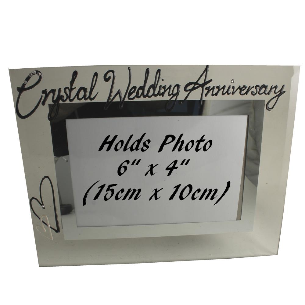 Crystal (15th) Wedding Anniversary Photo: Frame Landscape (Milestone)