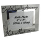Personalised Crystal (15th) Wedding Anniversary Photo: Frame Landscape (Milestone)