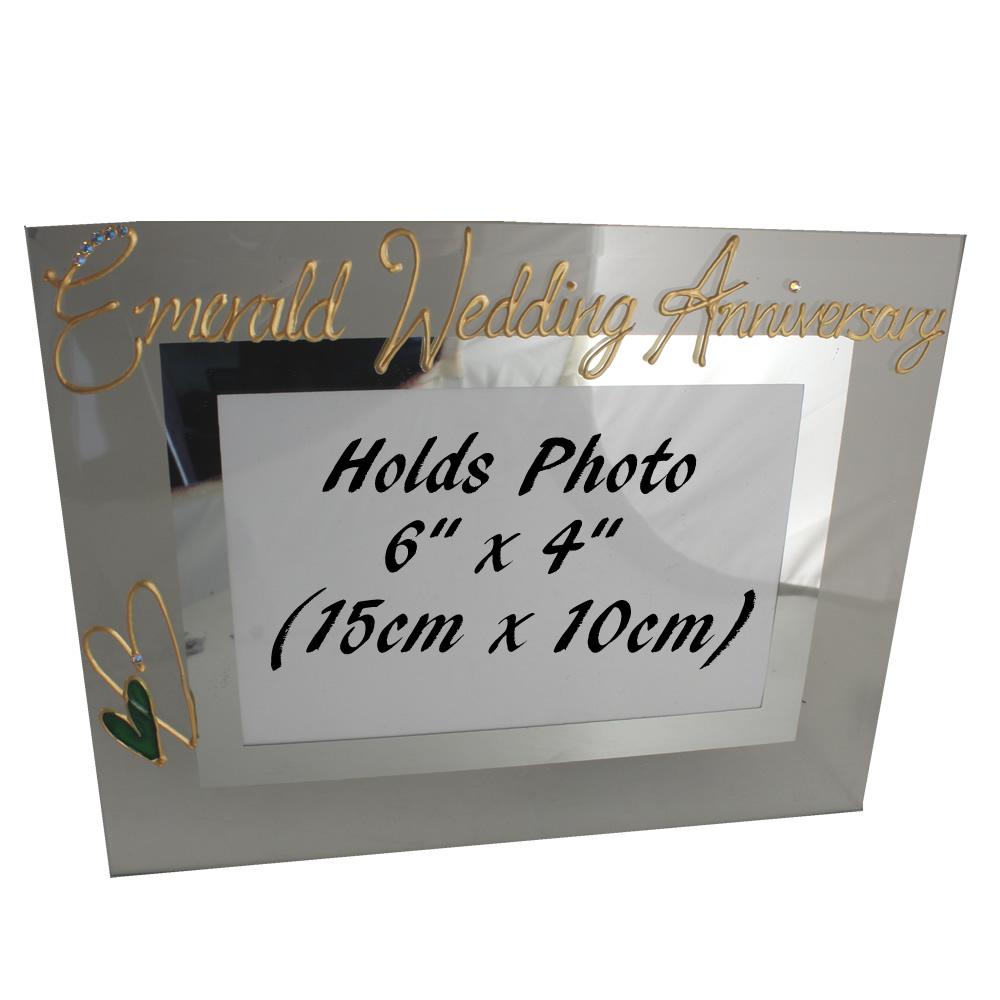 Emerald (55th) Wedding Anniversary Photo: Frame Landscape (Milestone)