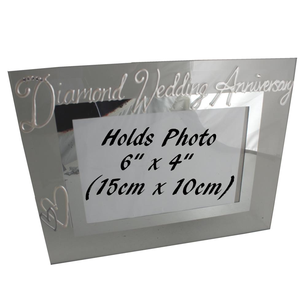 Diamond (60th) Wedding Anniversary Photo: Frame Landscape (Milestone)