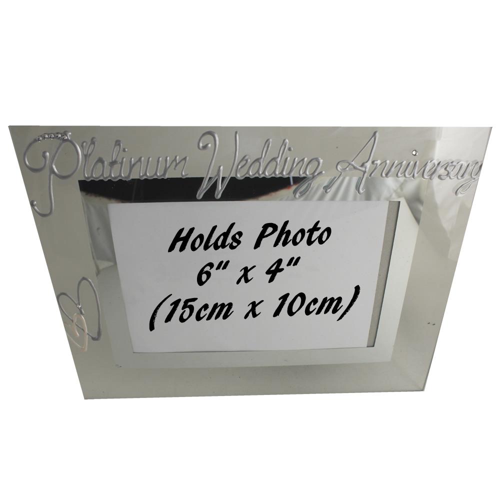 Platinum (70th) Wedding Anniversary Photo: Frame Landscape (Milestone)