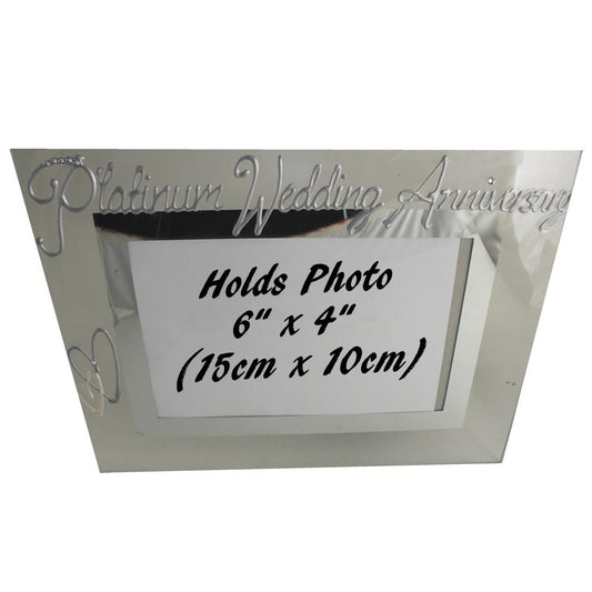 Platinum (70th) Wedding Anniversary Photo: Frame Landscape (Milestone)