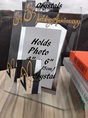 Sapphire (45th) Wedding Anniversary Gift : Photo Frame Port (Milestone)