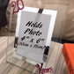 20 Years Wedding Anniversary Gift : Photo Frame Port (Crystalled)