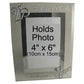 Personalised 25 Years Wedding Anniversary Photo Frame Port (Crystalled)