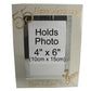Personalised 55 Years Wedding Anniversary photo/picture frame Port (Crystalled)