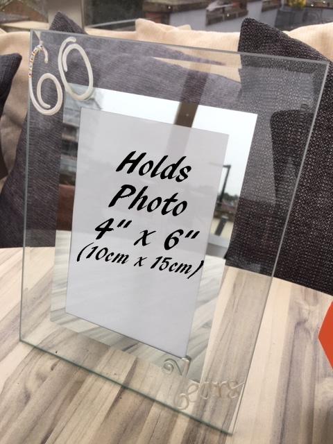 60 Years Wedding Anniversary Gift : Photo Frame Port (Crystalled)