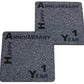 1st Wedding Anniversary Coasters Blk/Slk