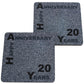 20th Wedding Anniversary Coasters Blk/Slk