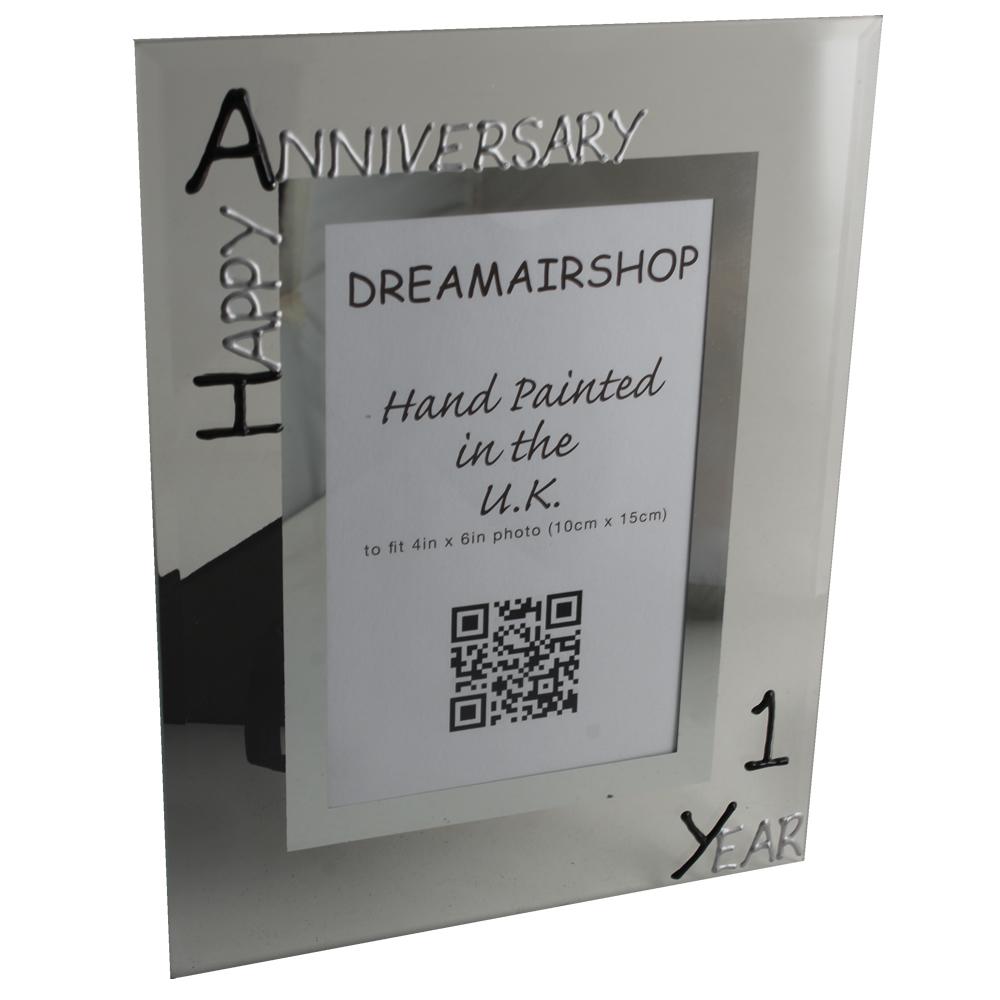 1st wedding anniversary blk/sil