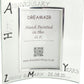 Personalised Photo Frame Land Blk/Sil