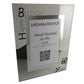 60th Birthday Photo Frame Port Blk/Sil