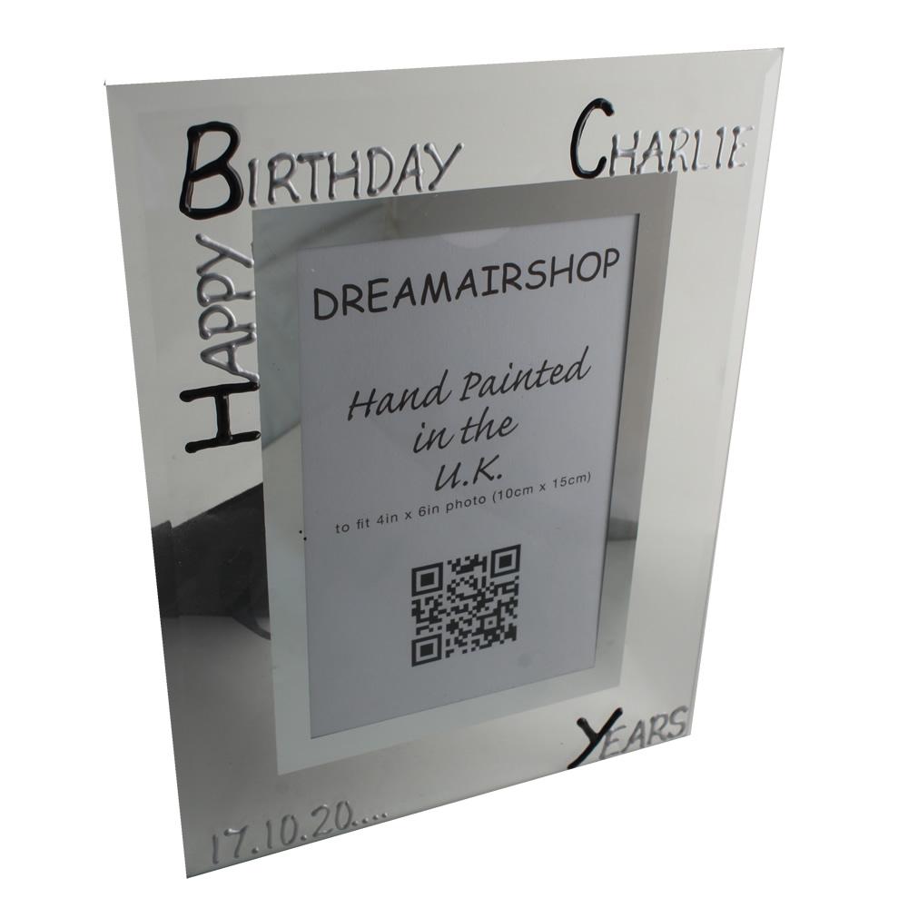 Personalised Birthday Port Blk/Sil