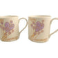 60th Wedding Anniversary Mugs Flower