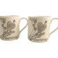 10th Wedding Anniversary Mugs Flower