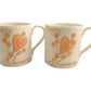 35th Wedding Anniversary Mugs Flower