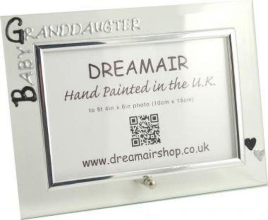 Baby Granddaughter Photo Frame Land (Blk/Sil)