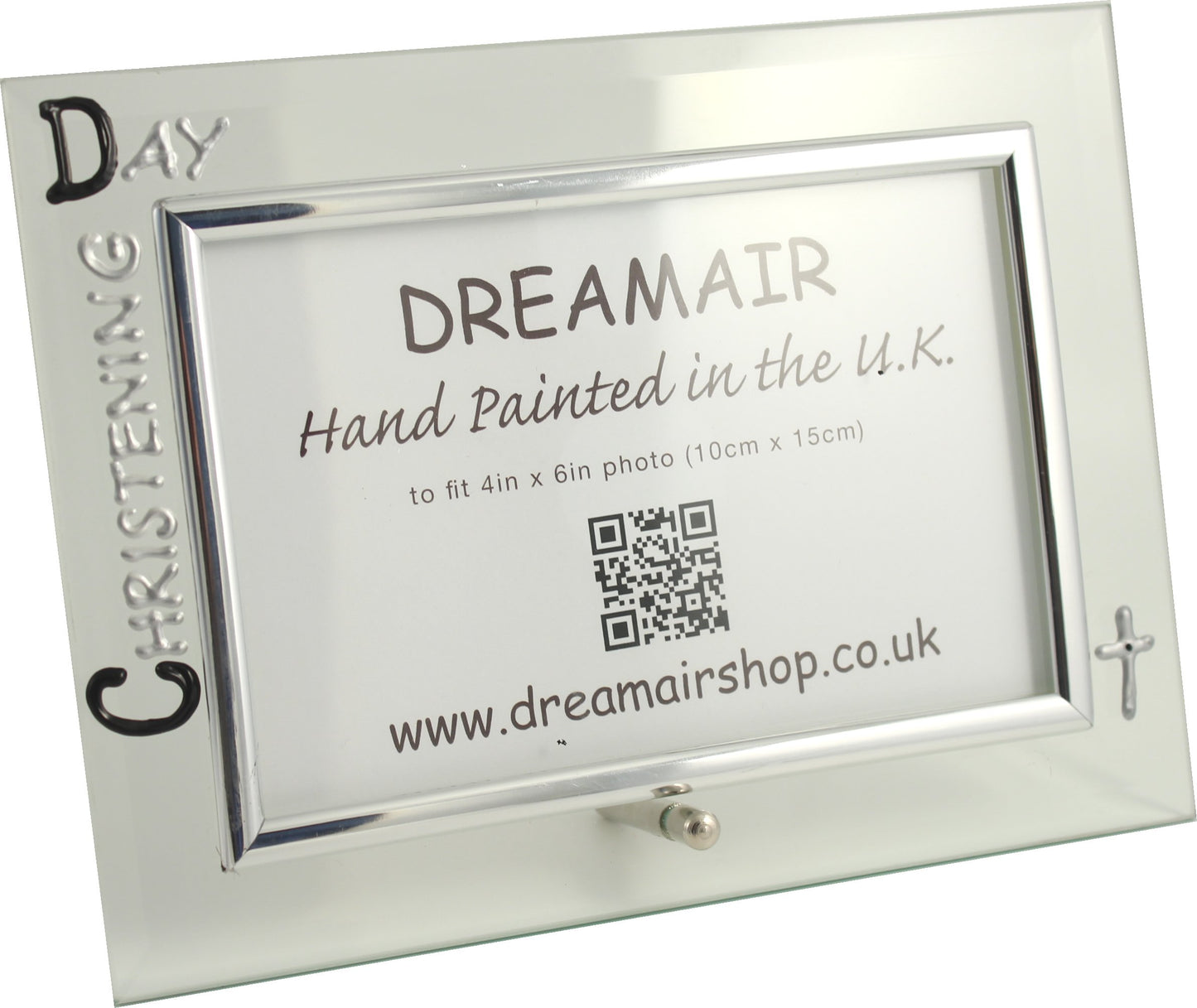 Christening Day Photo Frame Land (Blk/Sil)