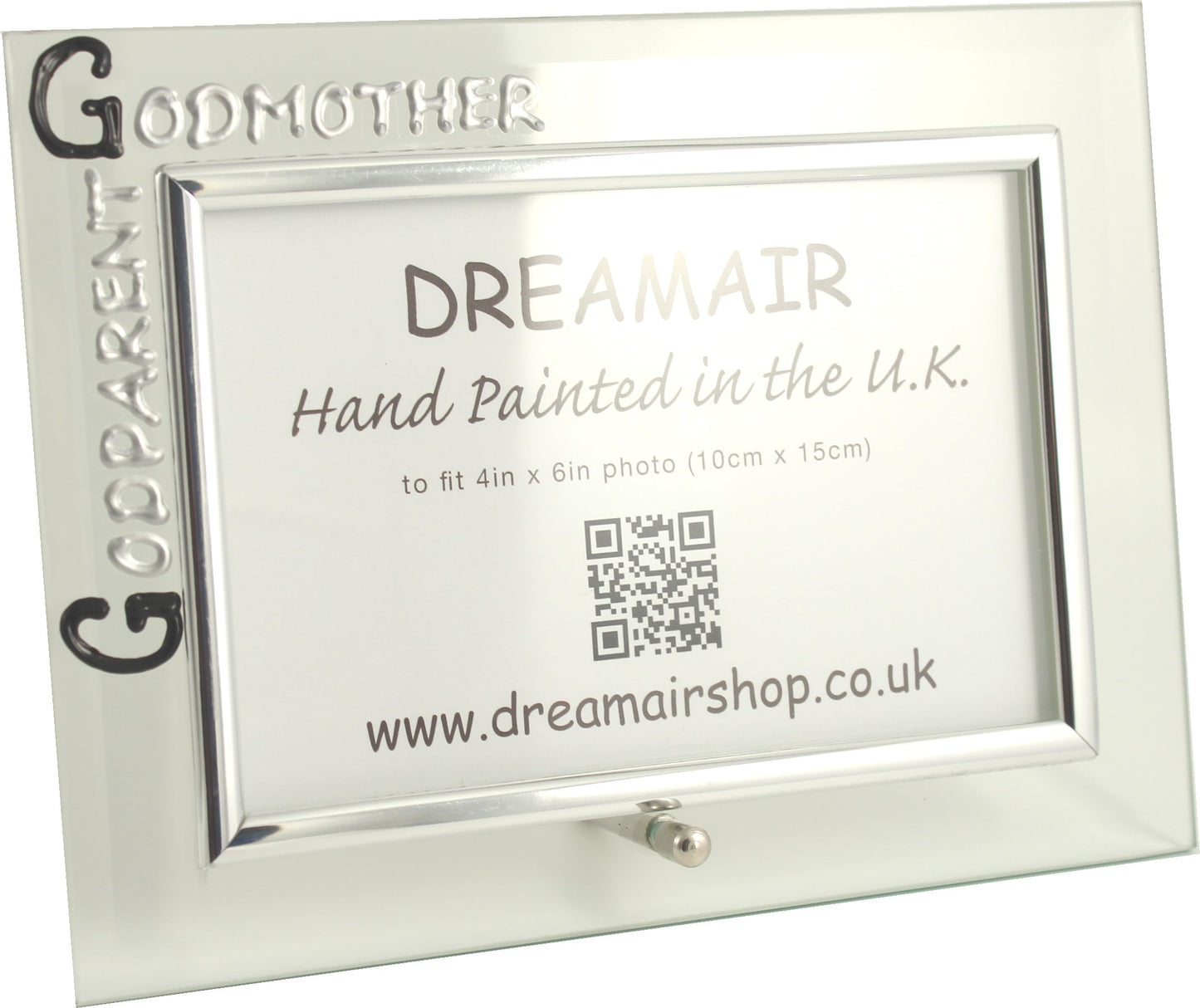 Godmother Design Gift Photo Frame: Landscape (Blk/Sil)