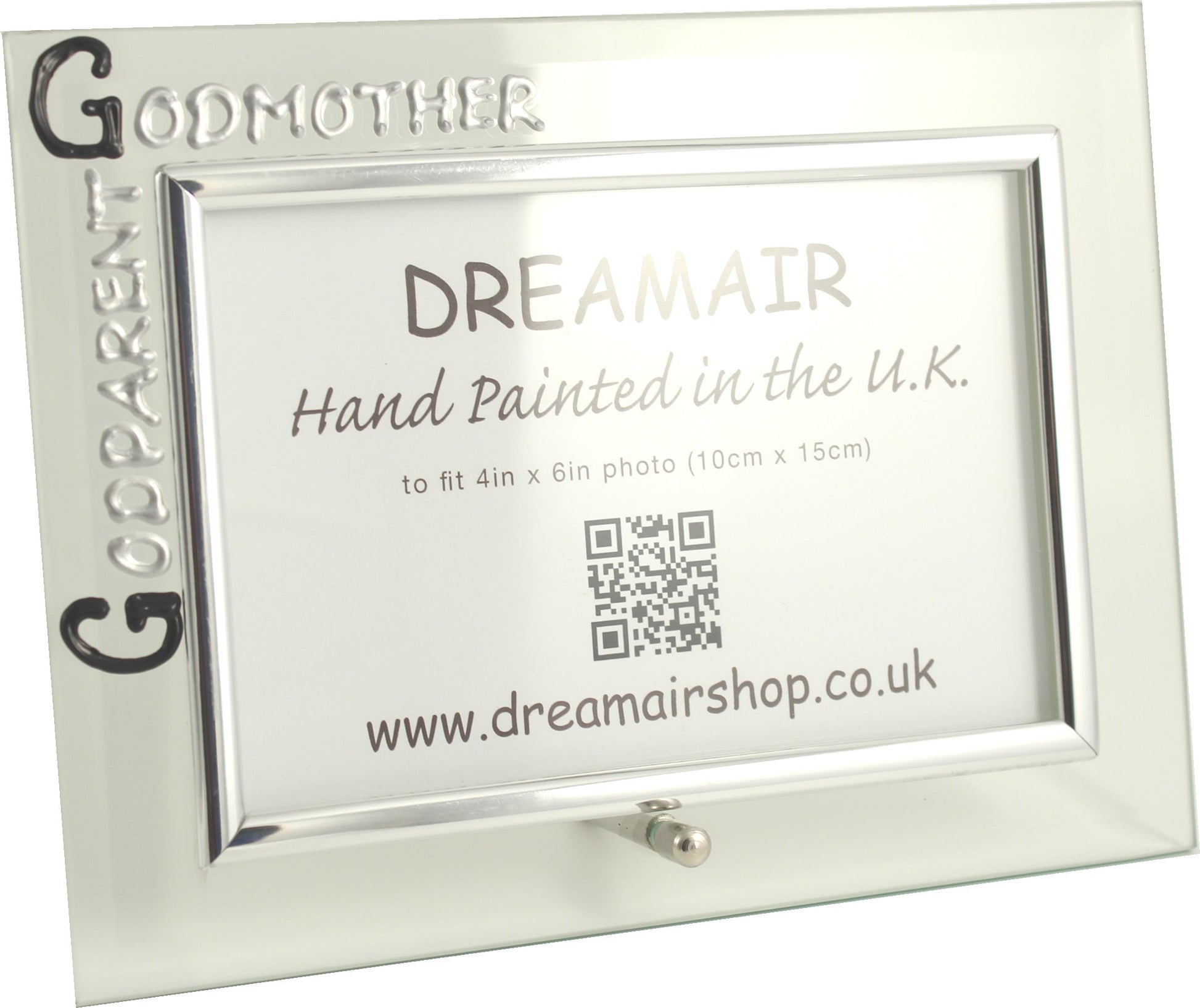 Godmother Design Gift Photo Frame: Landscape (Blk/Sil)