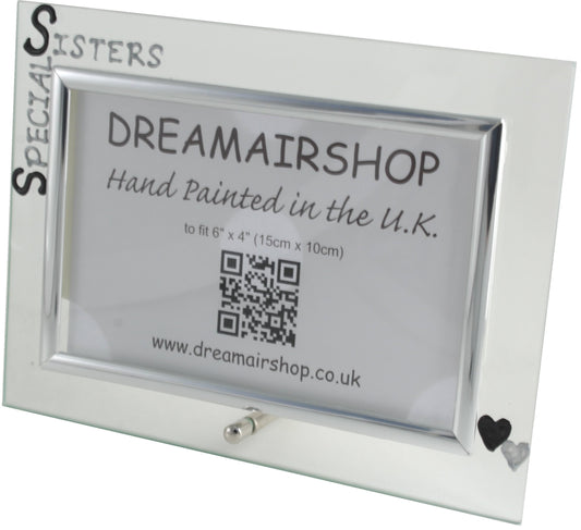 Special Sisters Photo Frame Blk/Sil